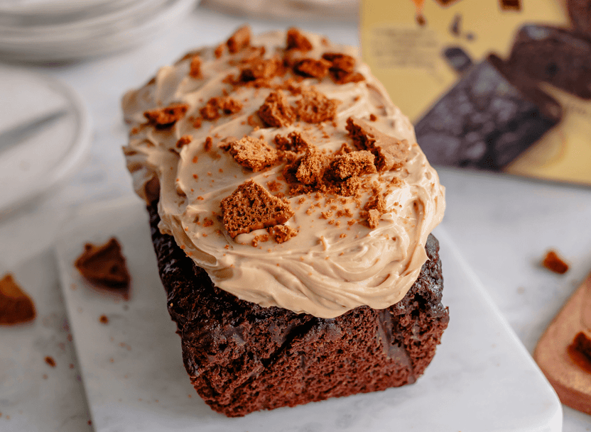 Chocolade Cake met Speculoosfrosting - Arthur’s Breakfast Box