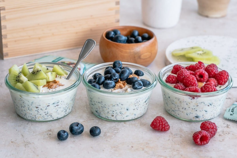 Eiwitrijke Vanille Overnight Oats - Arthur’s Breakfast Box