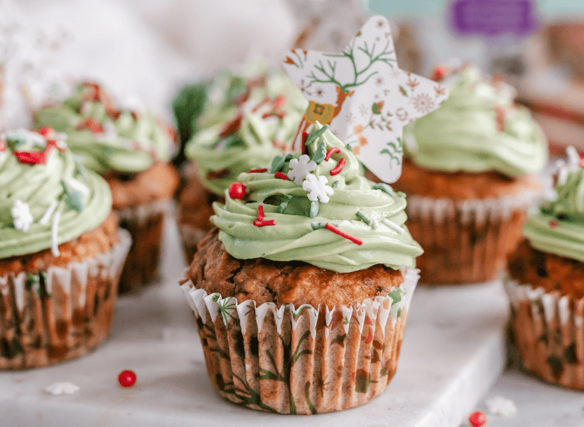 Gezonde Kerst Cupcakes - Arthur’s Breakfast Box