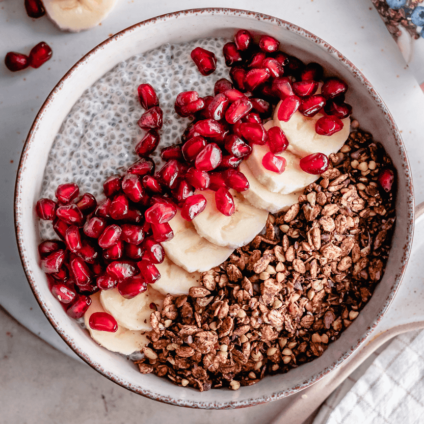 Chia pudding bowl maken