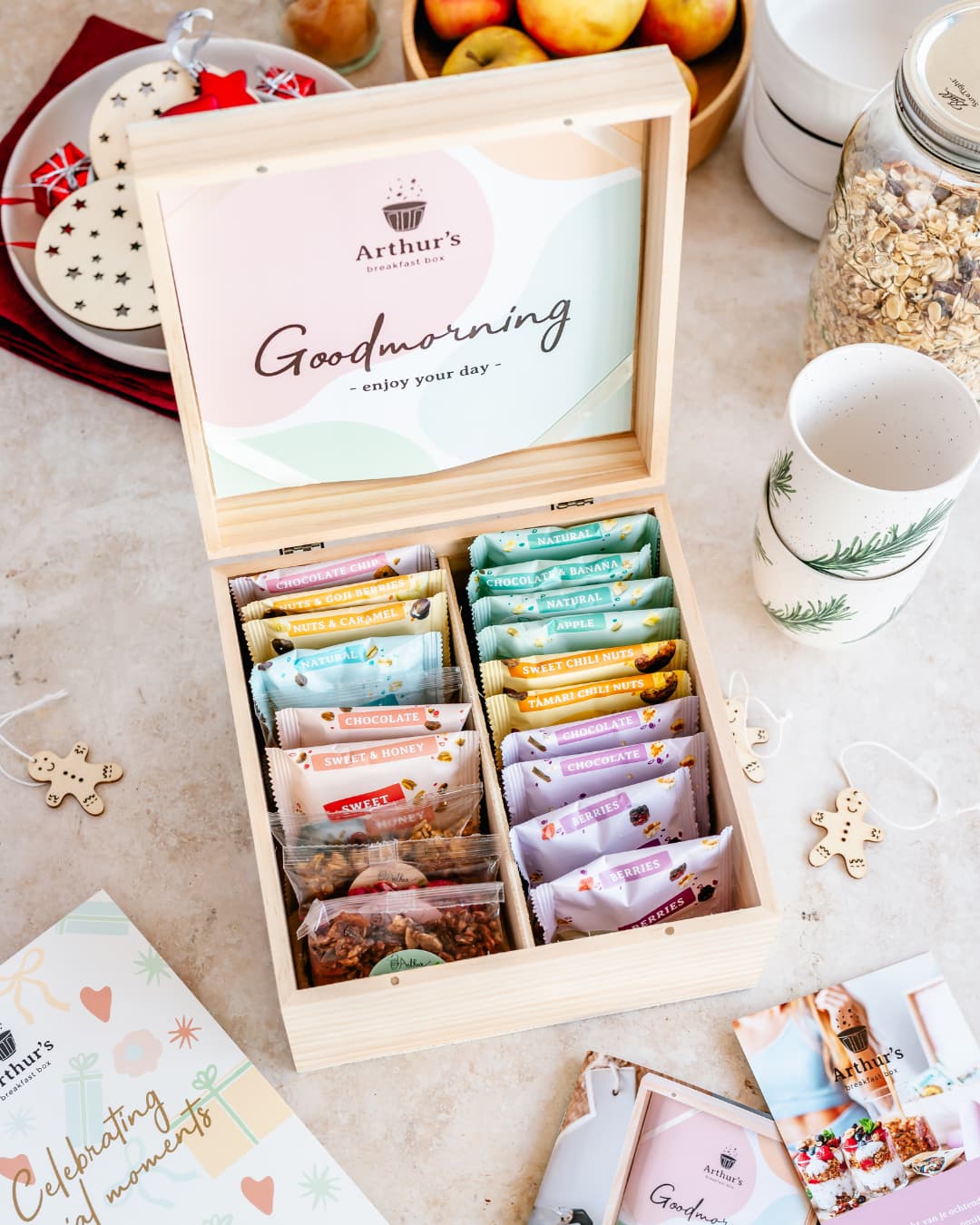 Gift box ontbijt en snack