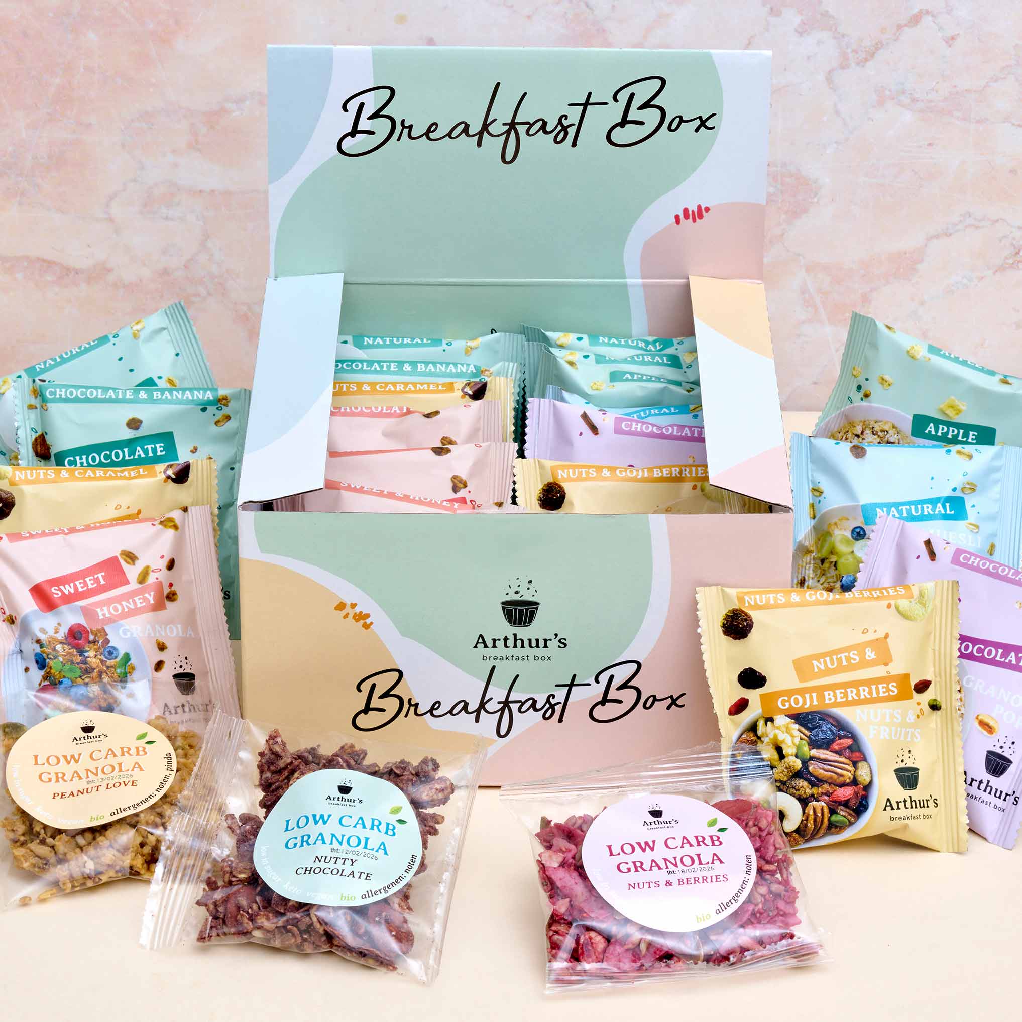 Kennismakingsbox met poritezakjes