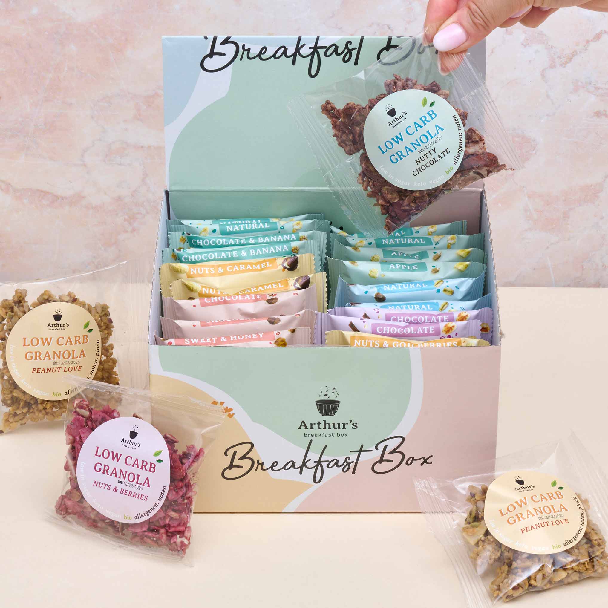 Kennismakingsbox ontbijtporties
