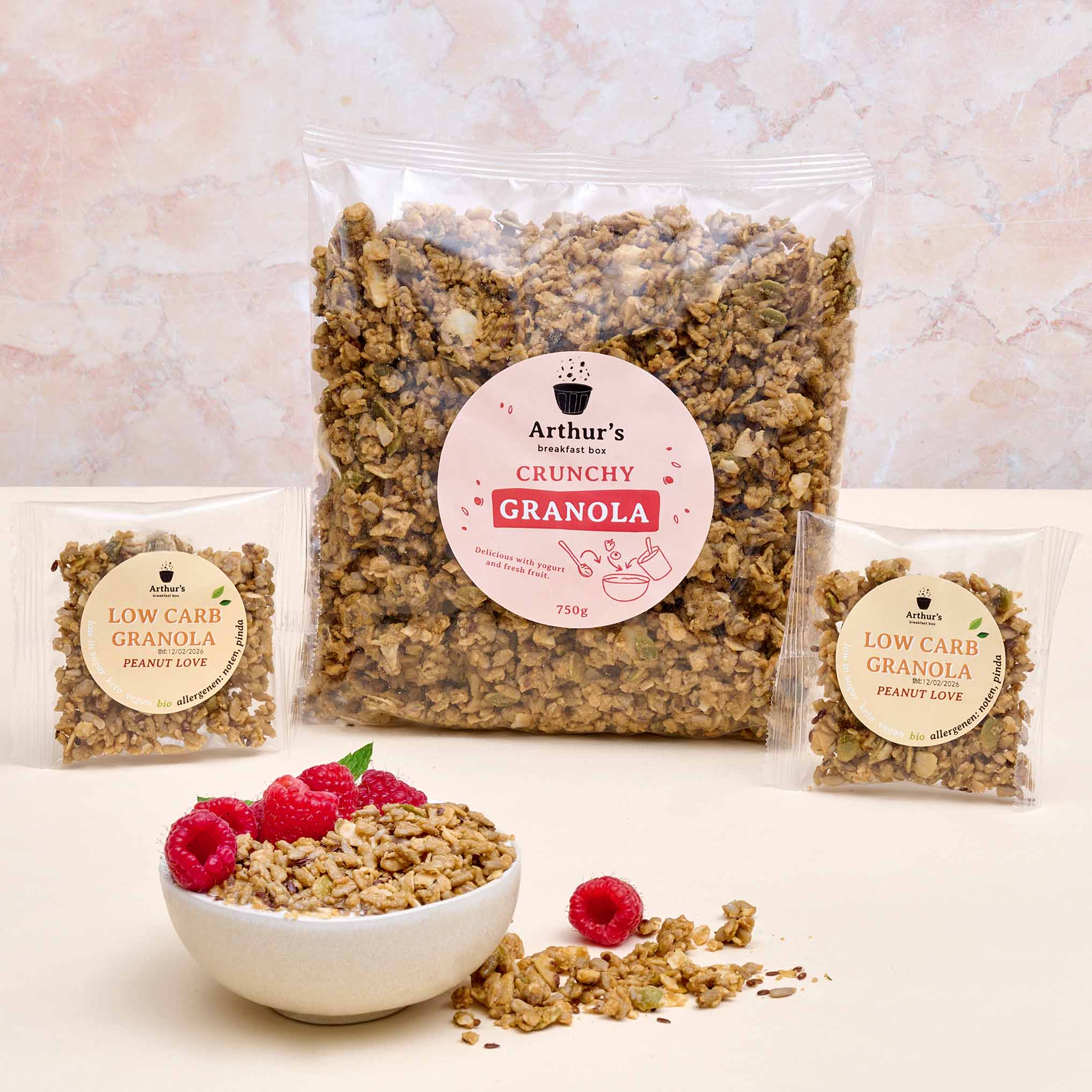 Low Carb Granola Peanut Love