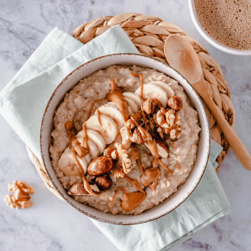 Nuts and caramels als topping