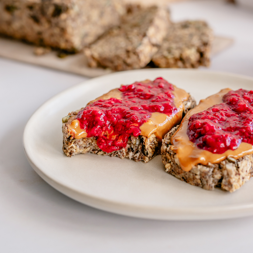 Omega 3 brood met pindakaas