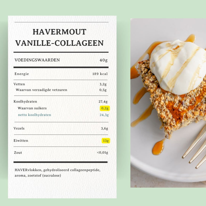 Havermout Vanille Collageen - Arthur’s Breakfast Box