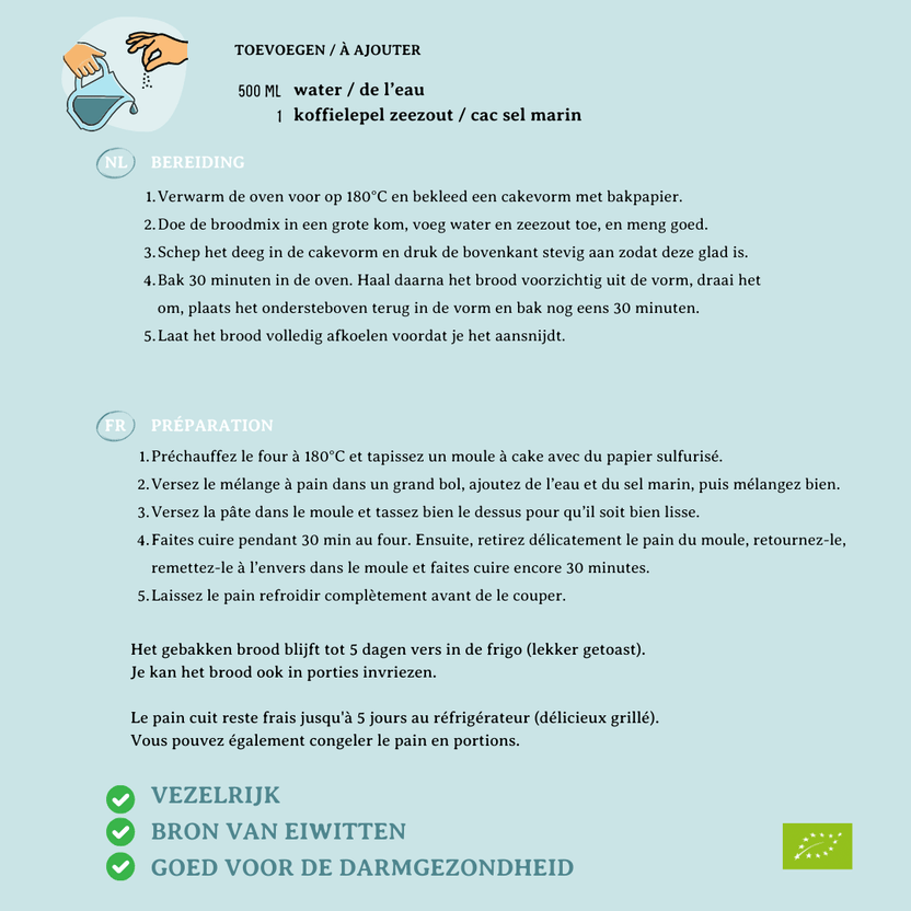 Omega 3 Broodmix - Arthur’s Breakfast Box