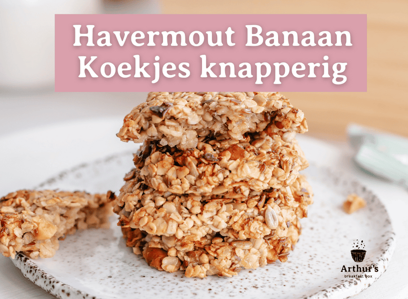havermout banaan koekjes knapperig