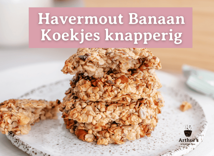 havermout banaan koekjes knapperig