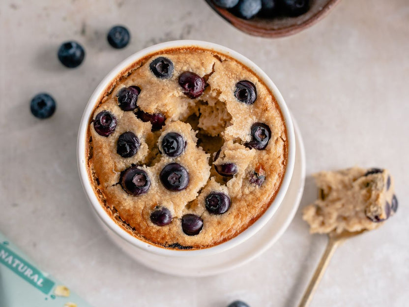 baked blauwe bessen havermout recept