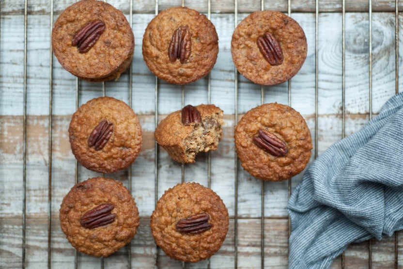 Bananenbroodmuffins recept (kidsproof tussendoortje) - Arthur’s Breakfast Box