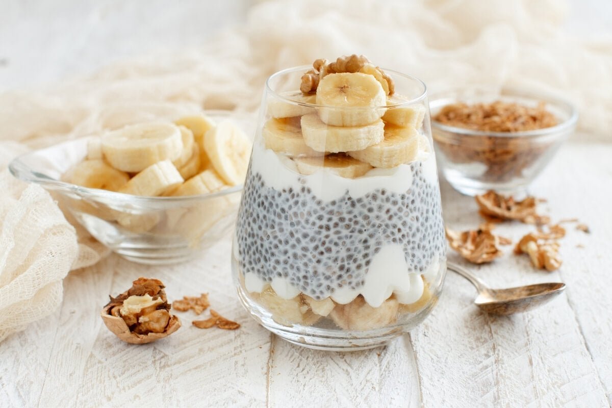 Chiapudding met banaan & nuts - Arthur’s Breakfast Box