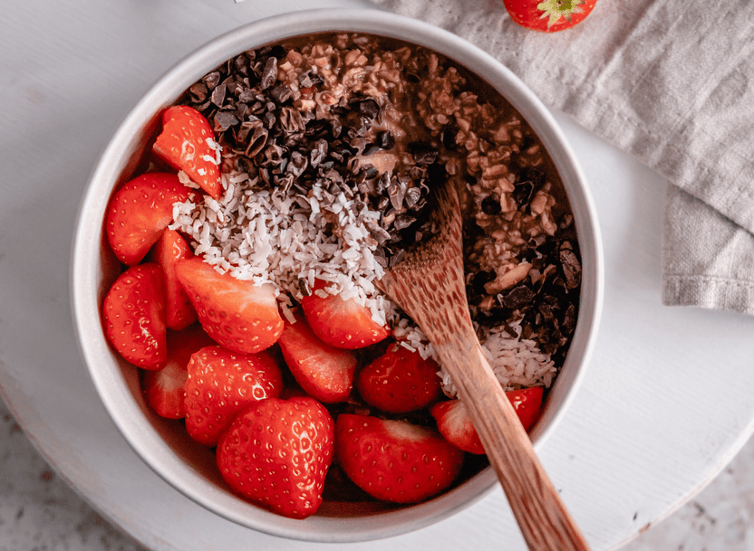 Chocolade-Kokos Overnight Oats - Arthur’s Breakfast Box