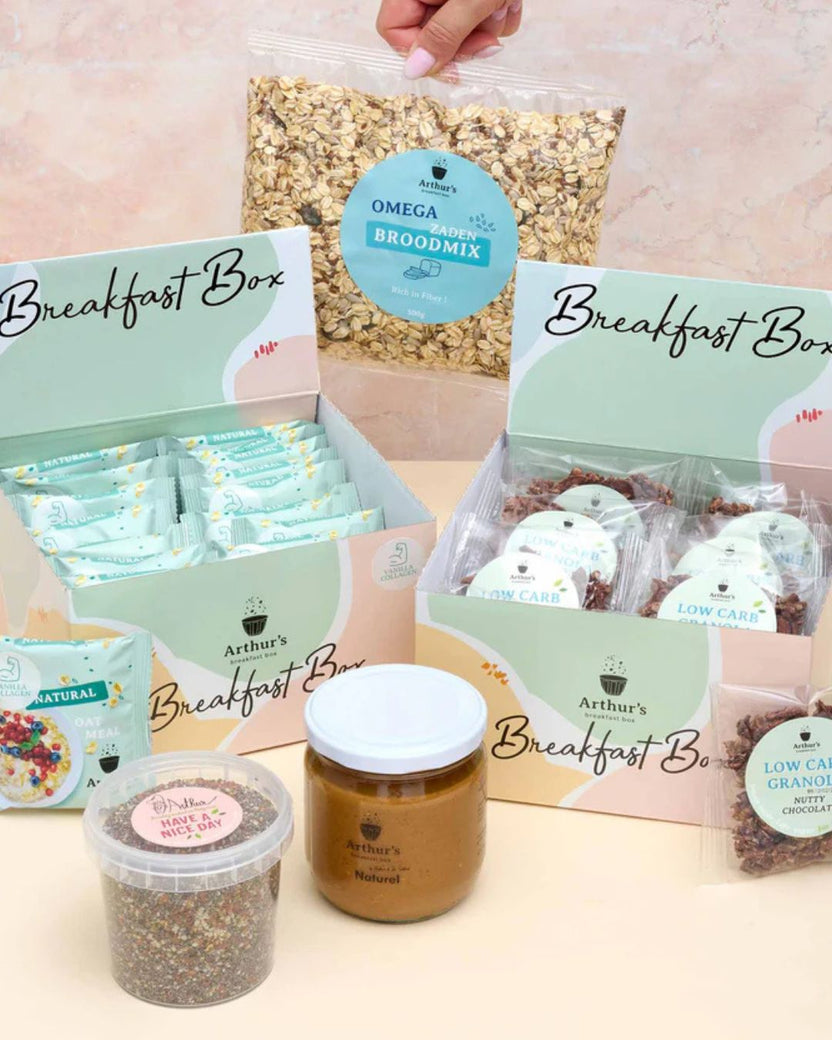 Eiwitrijke snacks: top 10 opties om je spieren en energie te boosten - Arthur’s Breakfast Box