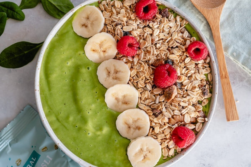 Groene smoothie Bowl met Muesli - Arthur’s Breakfast Box