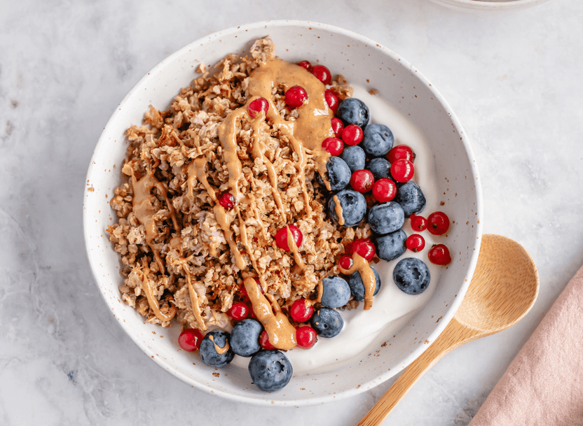 Scrambled havermout met bessen - Arthur’s Breakfast Box