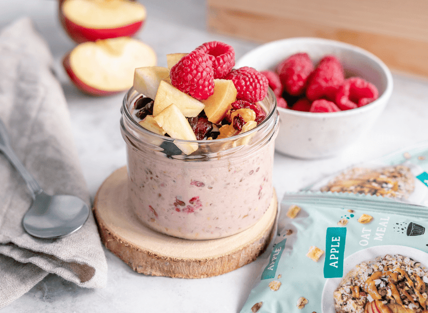 Vanille & Framboos havermout - Arthur’s Breakfast Box