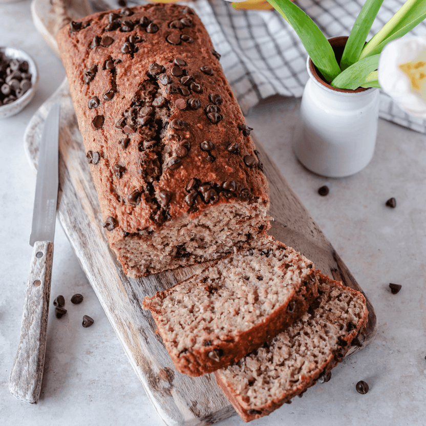 Pain aux bananes et au chocolat