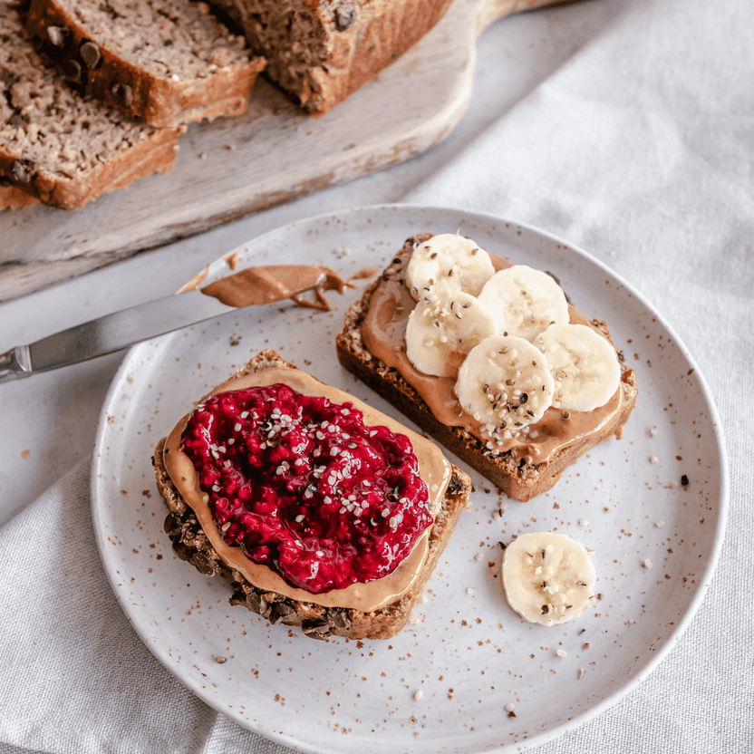 Pain aux bananes et au chocolat