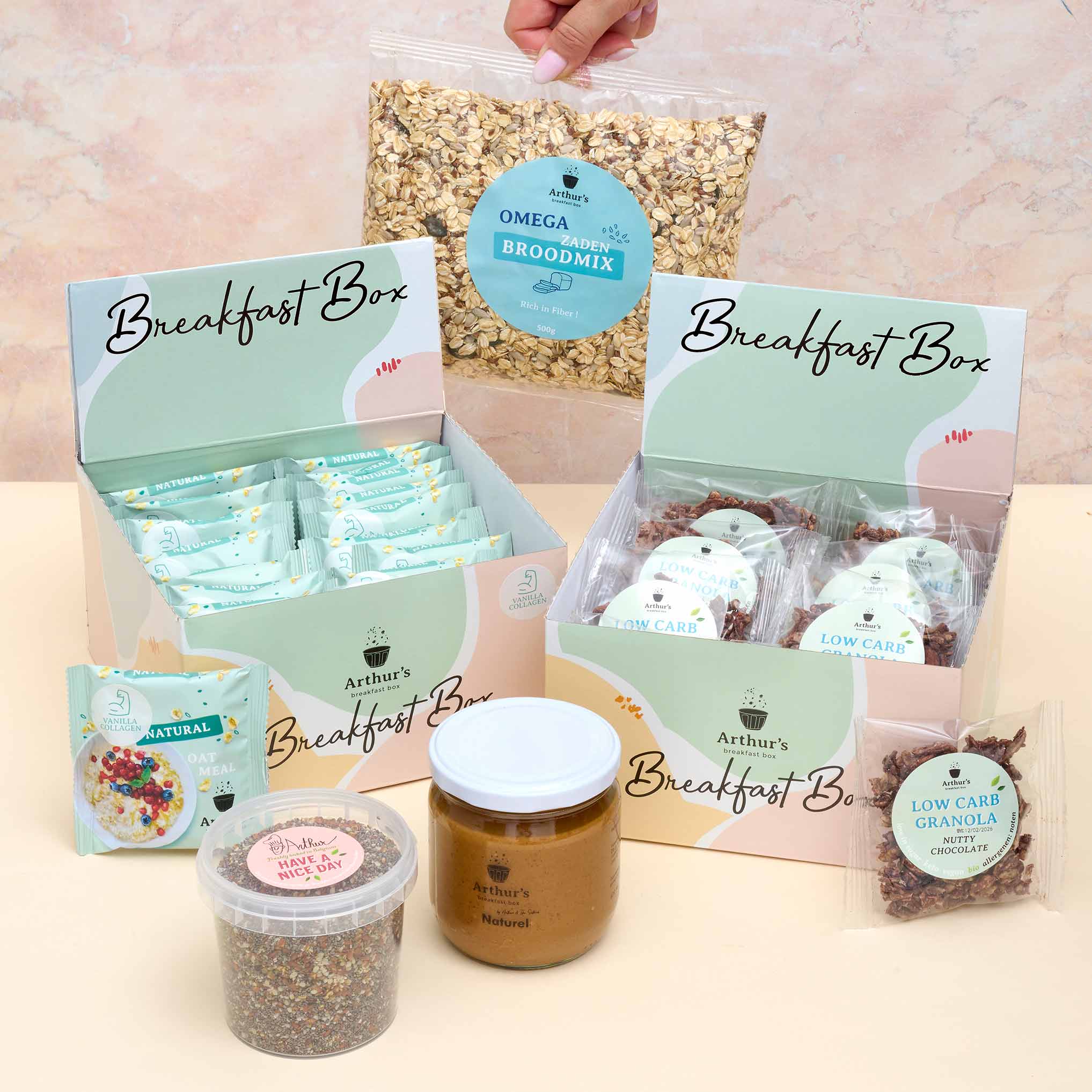 Eiwitrijke bundel - Arthur’s Breakfast Box