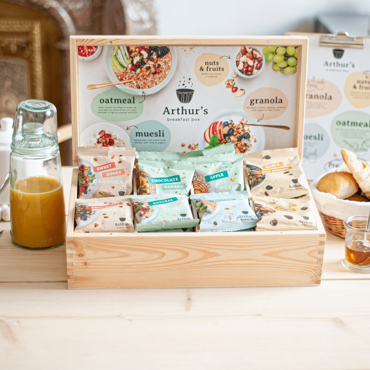 Houten Box - Arthur’s Breakfast Box