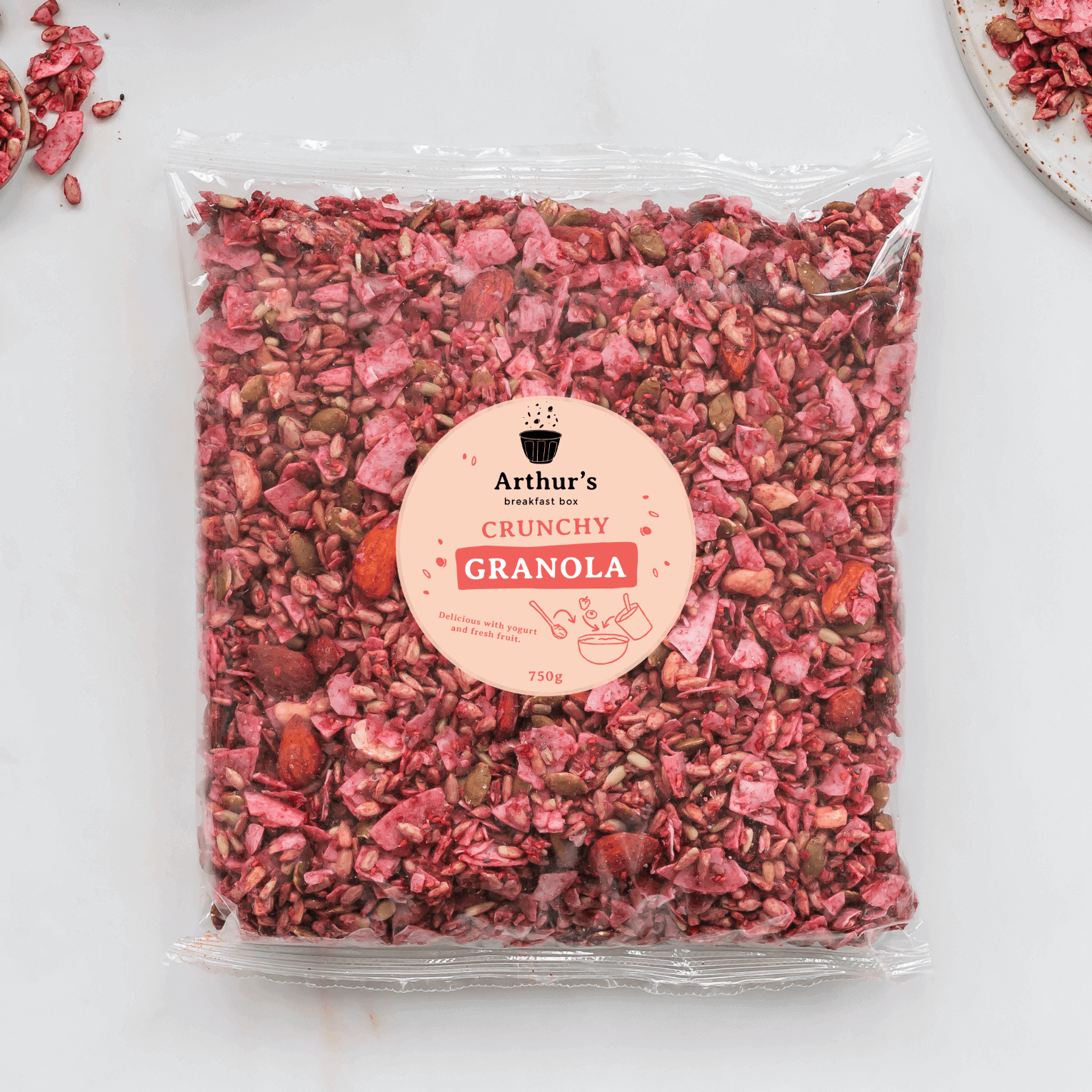 Low Carb Granola Berries - Arthur’s Breakfast Box
