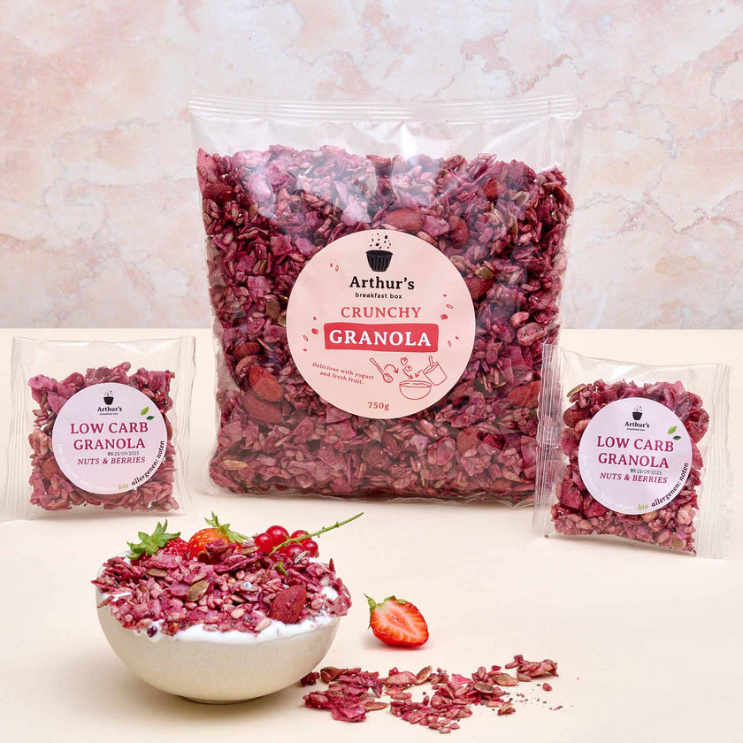 Low Carb Granola Berries - Arthur’s Breakfast Box