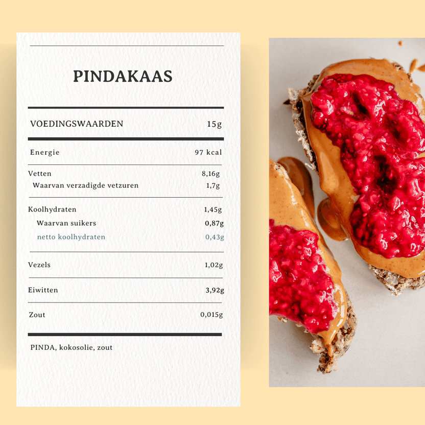 Pindakaas voedingswaarden